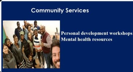 Personal development workshops and mental health resources