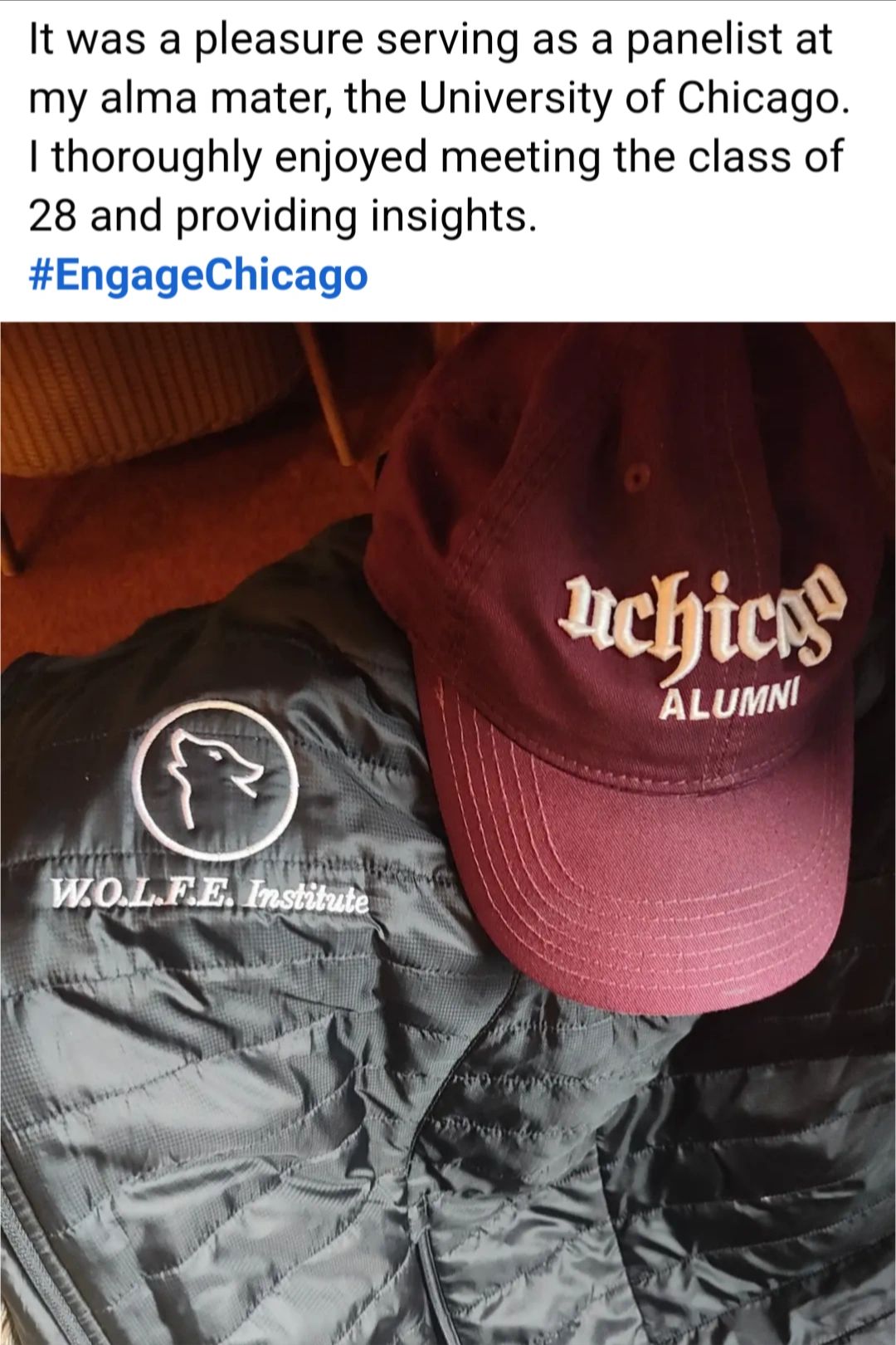 University of Chicago alumni panel